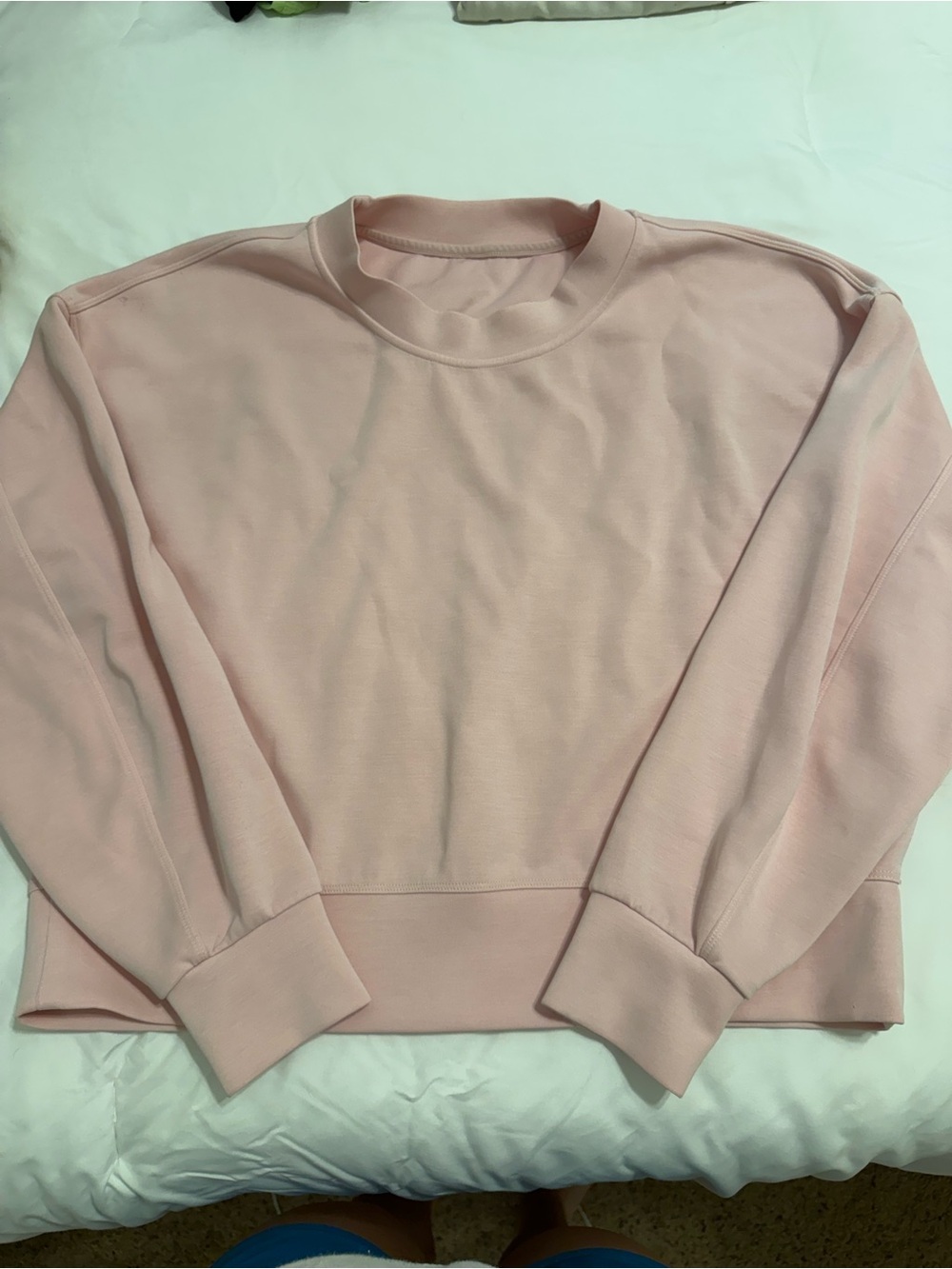 lululemon athletica Light Pink Crewneck Sweatshirt